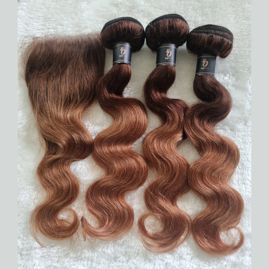 Ombre Body Waves  Bundles 18''  (Price per set)